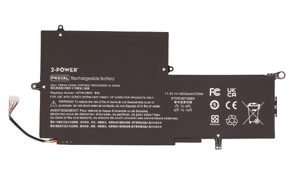 Spectre X360 13-4000 Series Battery (3 Cells)